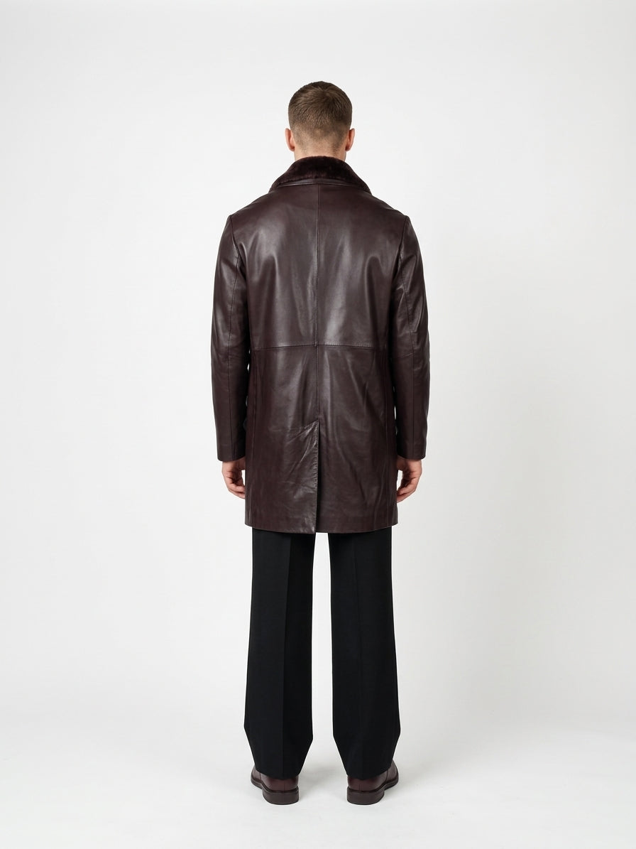 Enzo - Lamb Thick Dace Læder - Mand - Smuk brun