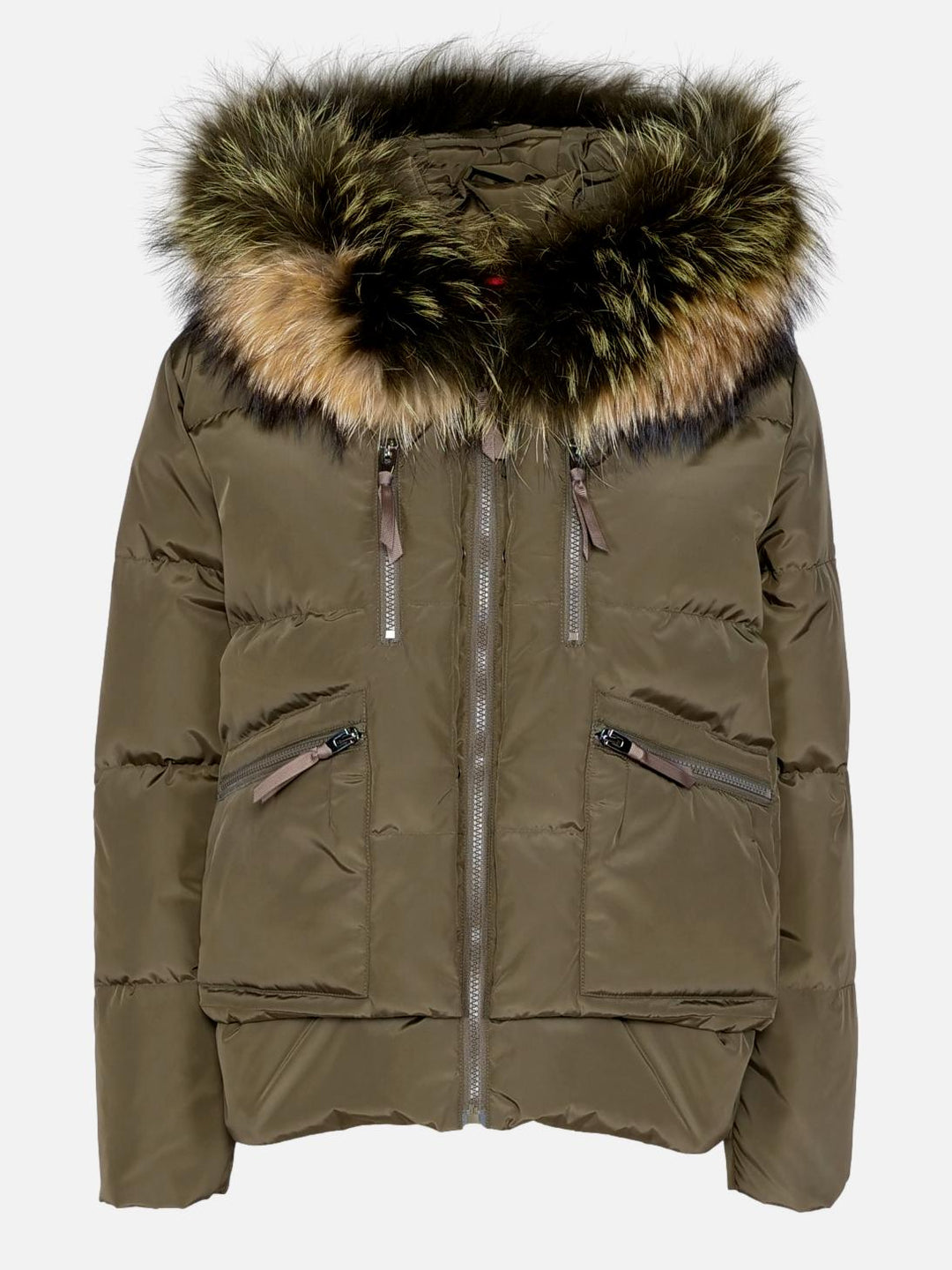 Fugge, 61 cm. - Hætte - Ned - Kvinder - Hæren