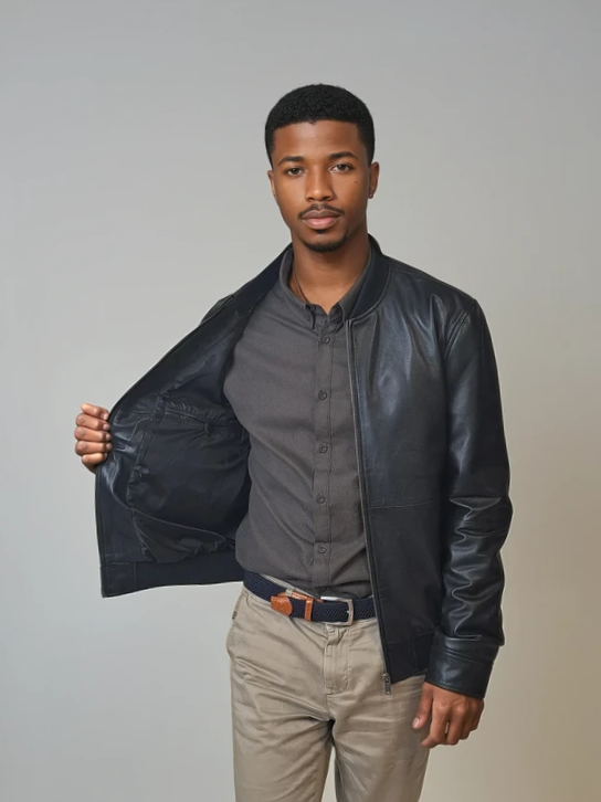 Benn - Lamb Thick Dace Leather - Man - Svart
