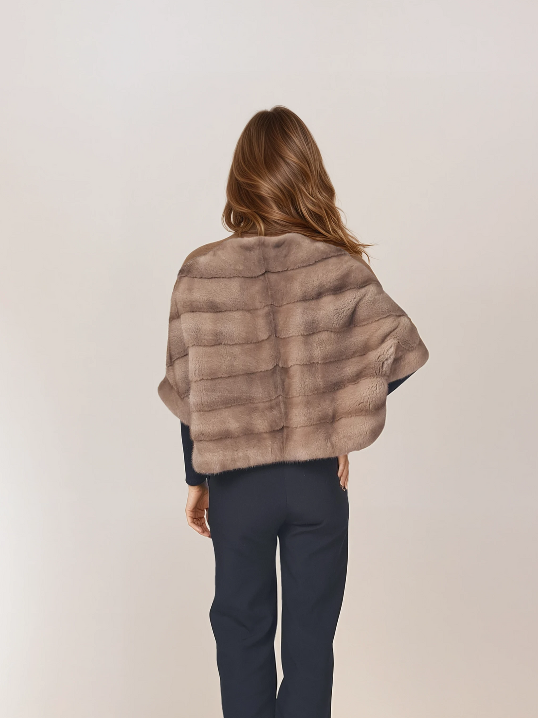 Tule, 50 cm. - Nertsen - Dames - Pastel / Nertsenpels - Levinsky - Kvinde