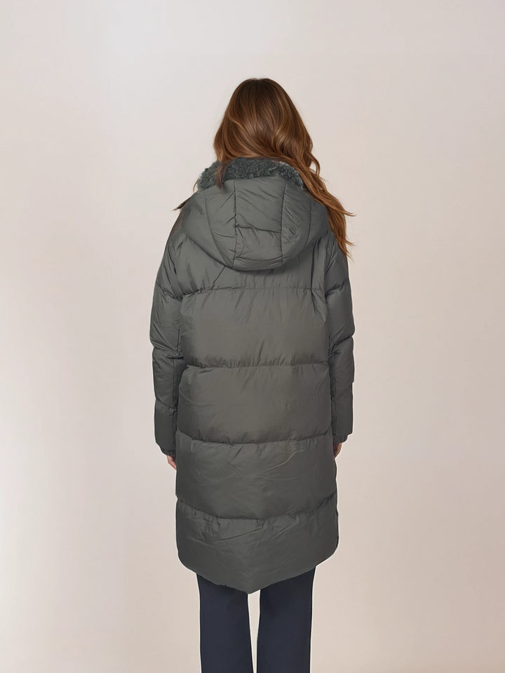 Kannerva, 98 cm. - Untuvatakki/liivi - Naiset - Army Green