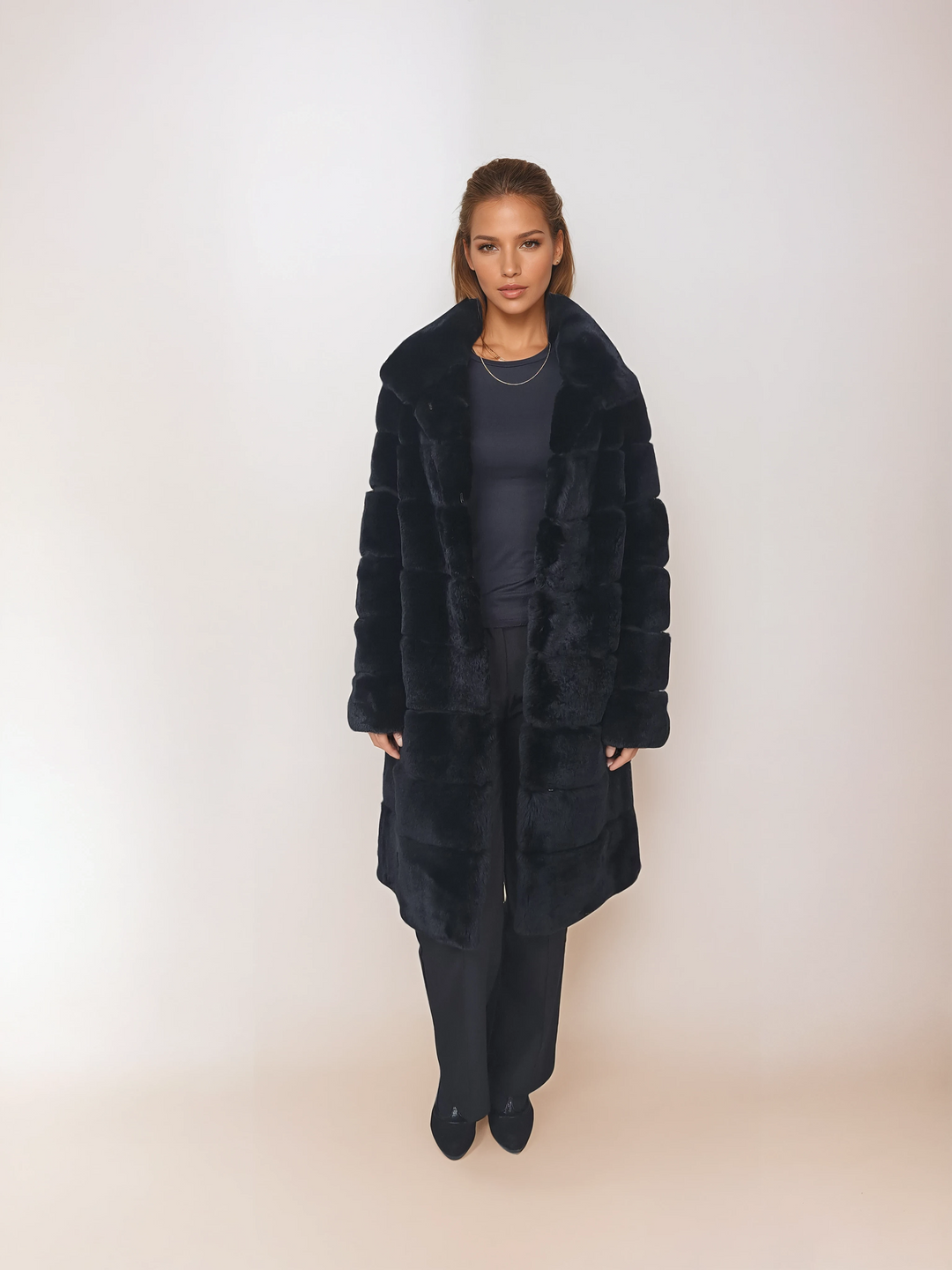 Petrovski, 100 cm. - Collar - Rex - Mujer - Negro