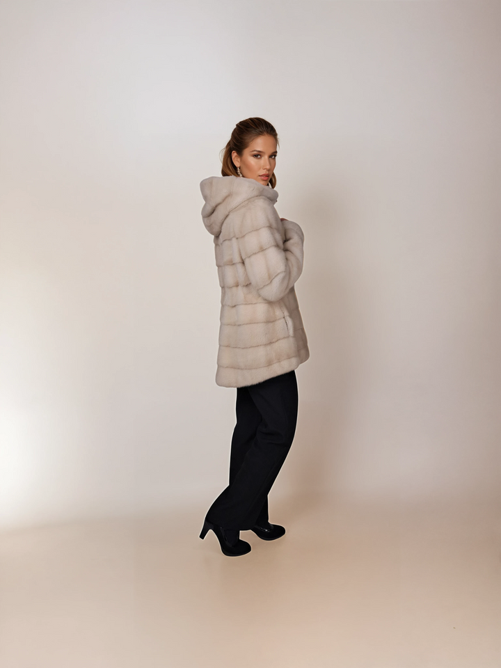 Trinity, 75 cm. - Huva - Mink - Dam - Pärla