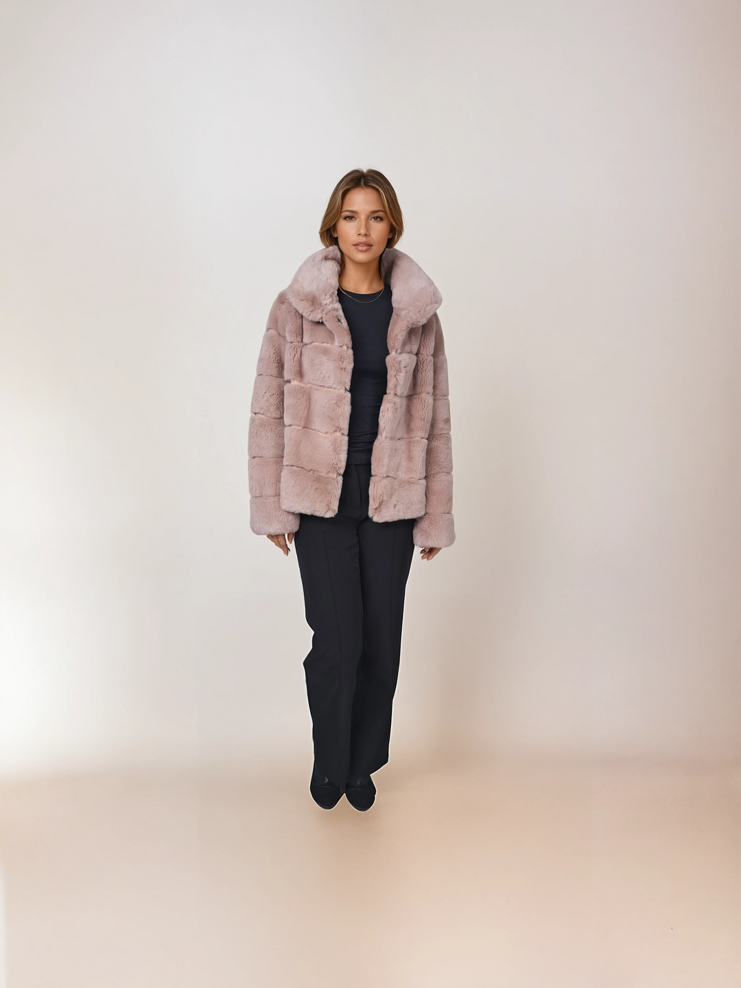 Petrovski, 60 cm. - Collier - Rex - Femme - Dust Rose