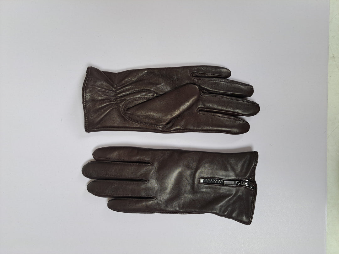 2687-2 Hanske - Lammeskinn -Tilbehør - Brun