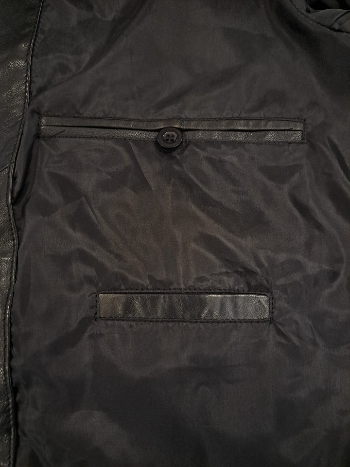 Herre 3535, 68 cm. - Lammelæder - Mand - Sort