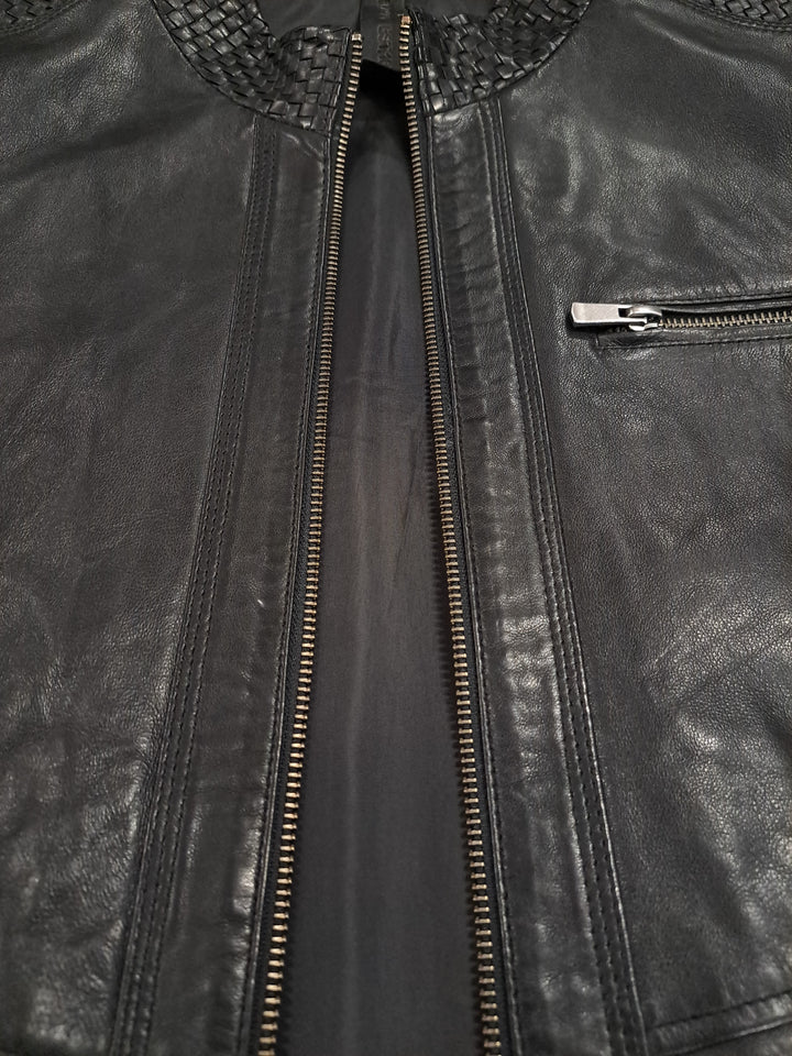Herre 3535, 68 cm. - Lammelæder - Mand - Sort
