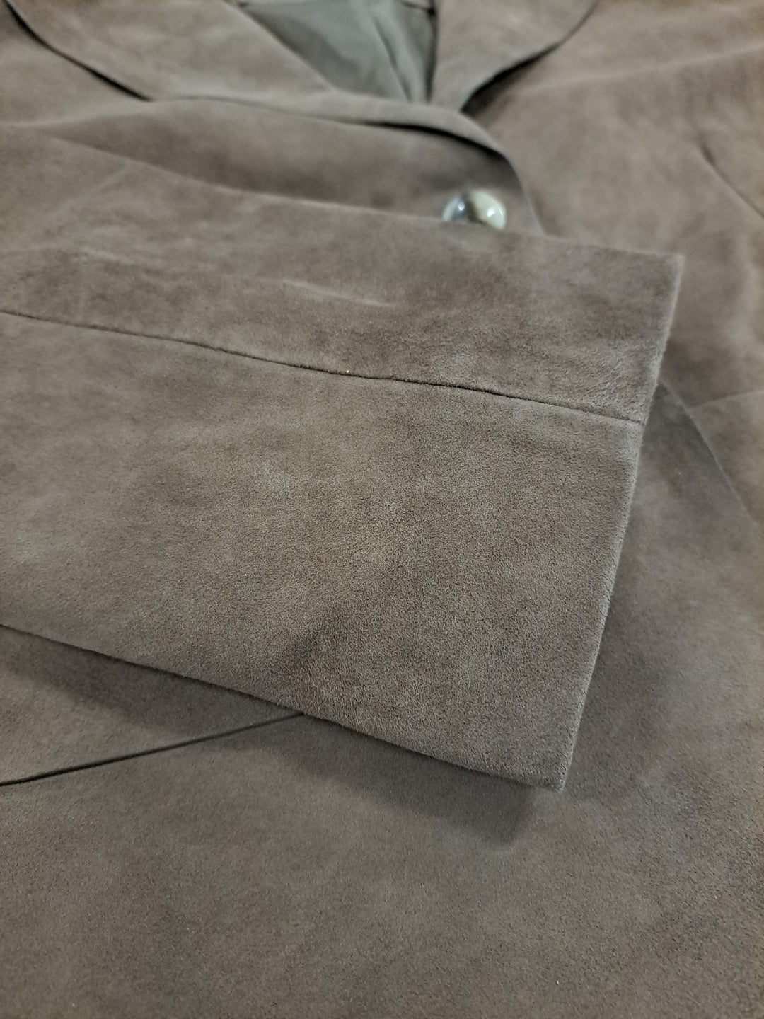 Ingria Blazer, 50 cm. - Gede ruskindslæder - Damer - Mørkegrøn