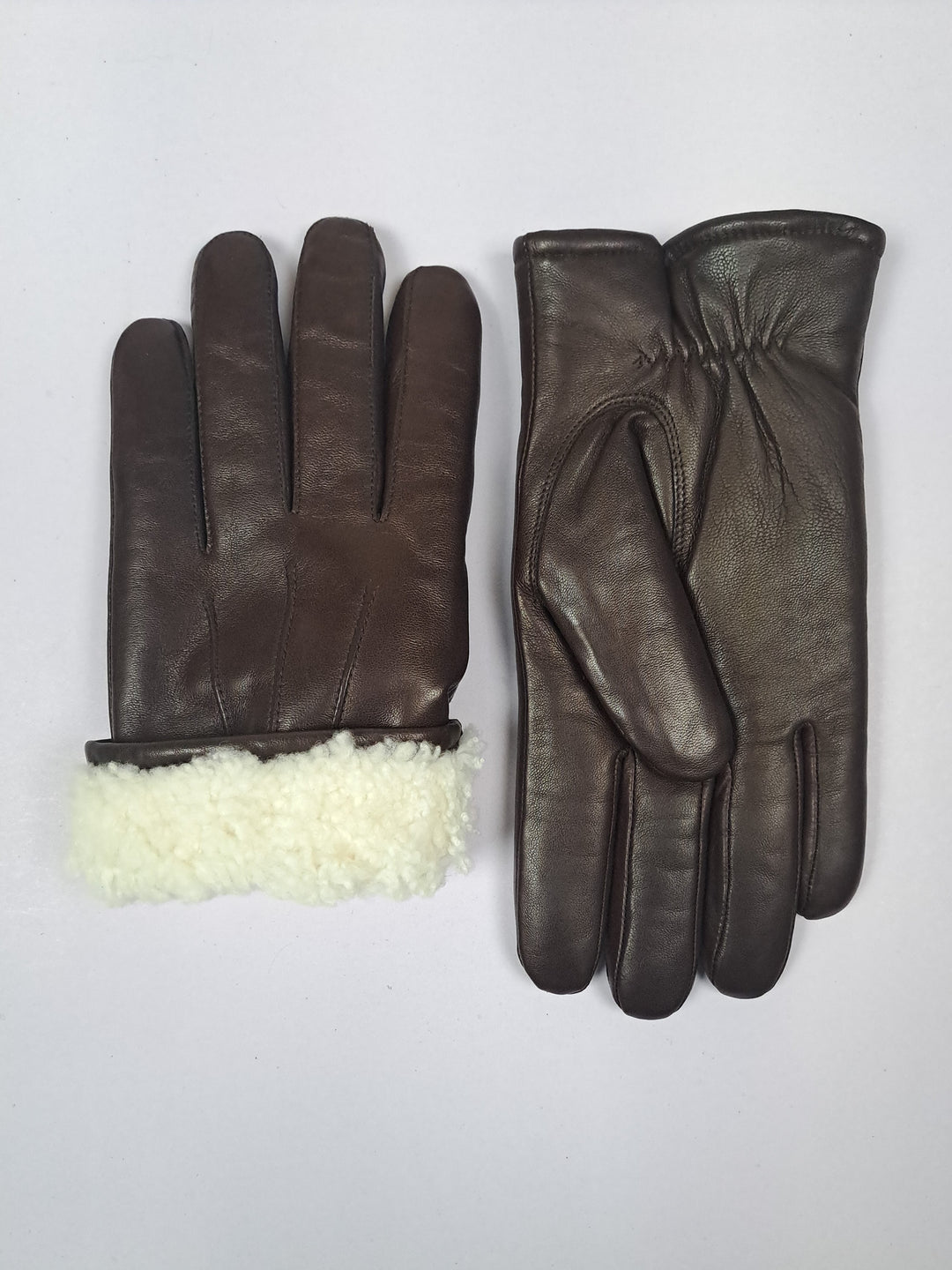 123-M Handschoenen - Schapenleer - Accessoires - Bruin