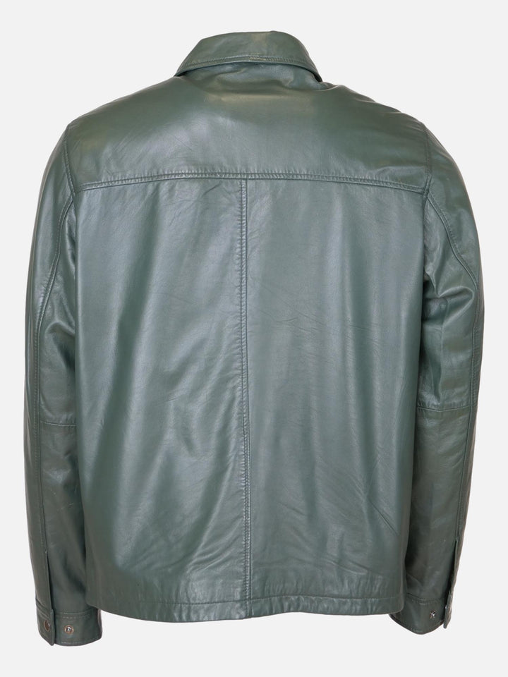 Hannibal, 68 cm. - Lamb Boss Læder - Mand - Hunter Green
