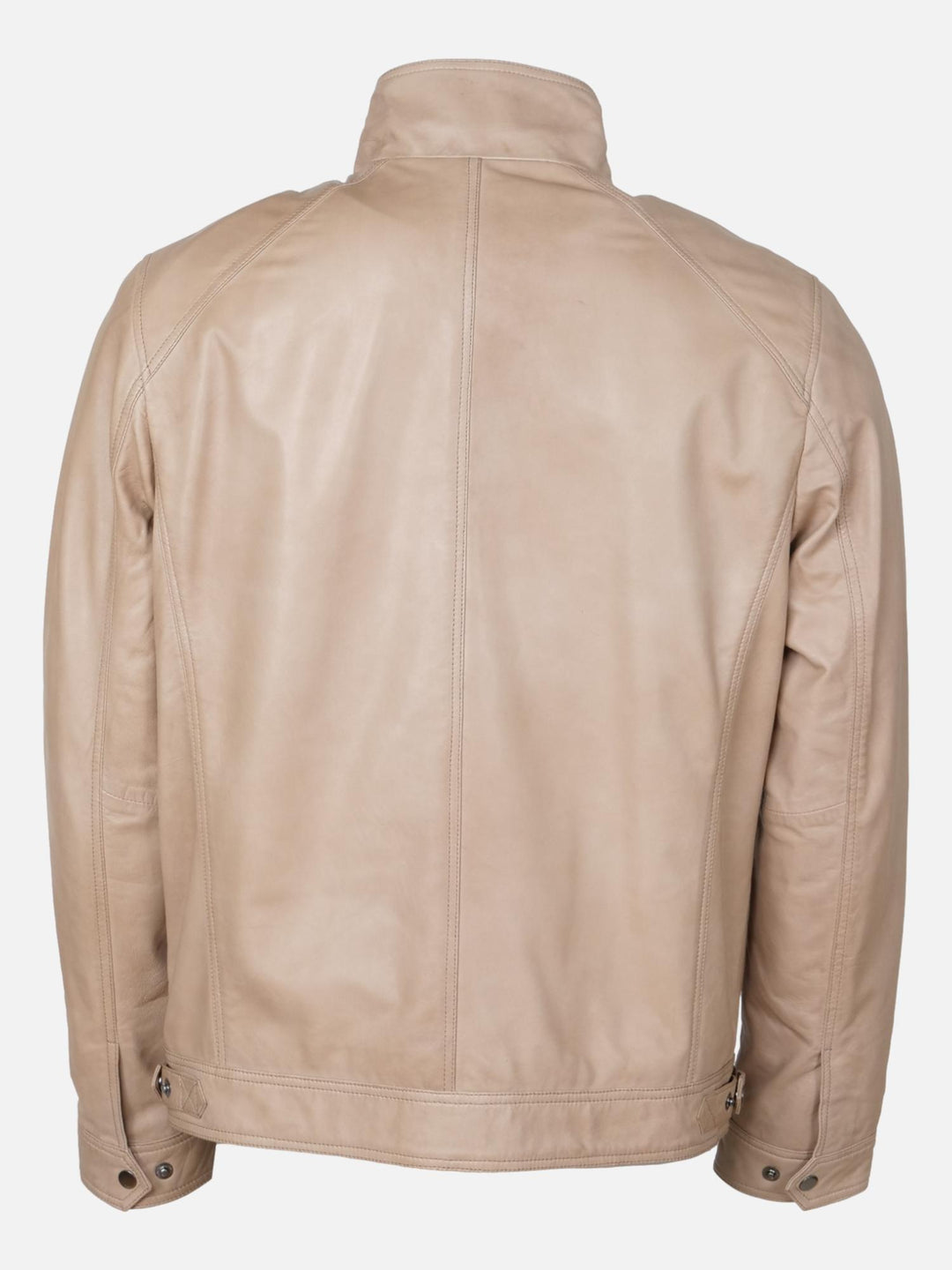 Leon, 68 cm. - Lammepolsk nappalæder -Mand - Beige