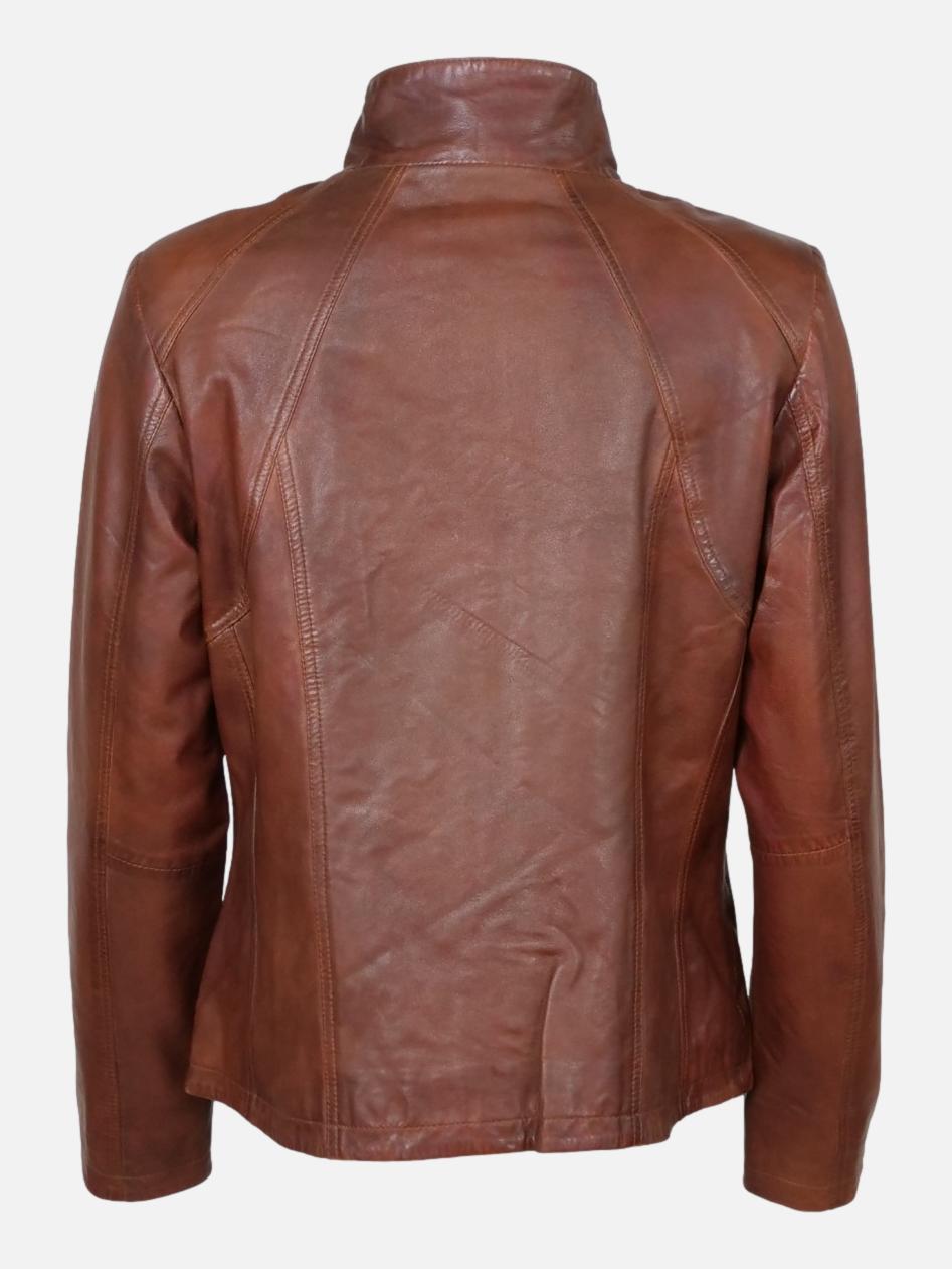 P 14-02 - Komfort, 60 cm. - Lammepolsk nappaskinn - Cognac