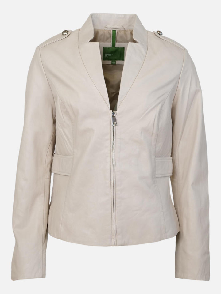 Hillary, 55cm. - Lams Dior-leer - Dames - Zand