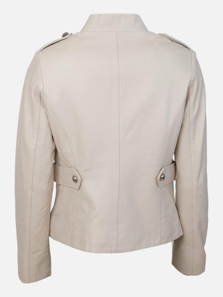 Hillary, 55cm. - Lams Dior-leer - Dames - Zand