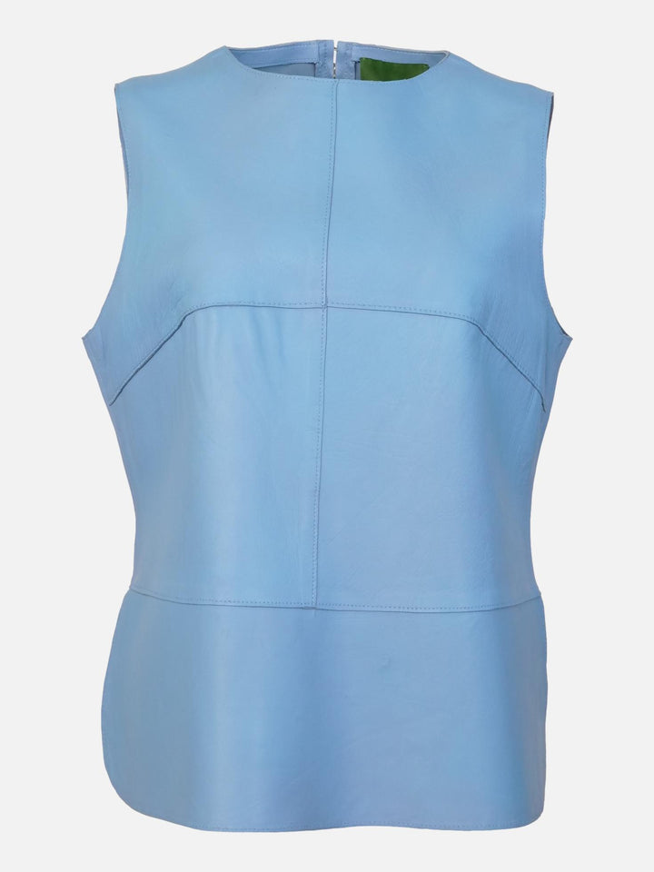 Hoopvest, 59 cm. - Lamb Dior Bonded Leather-Dames - Hemelsblauw