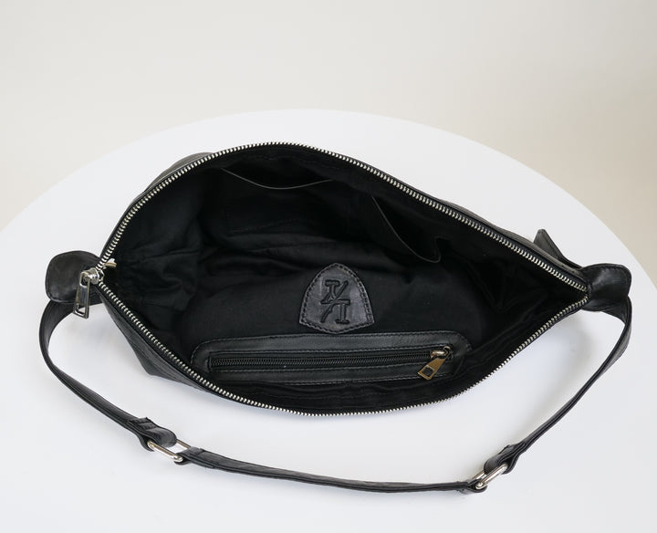 PF-08 Tas - Schapenleer - Accessoires - Zwart