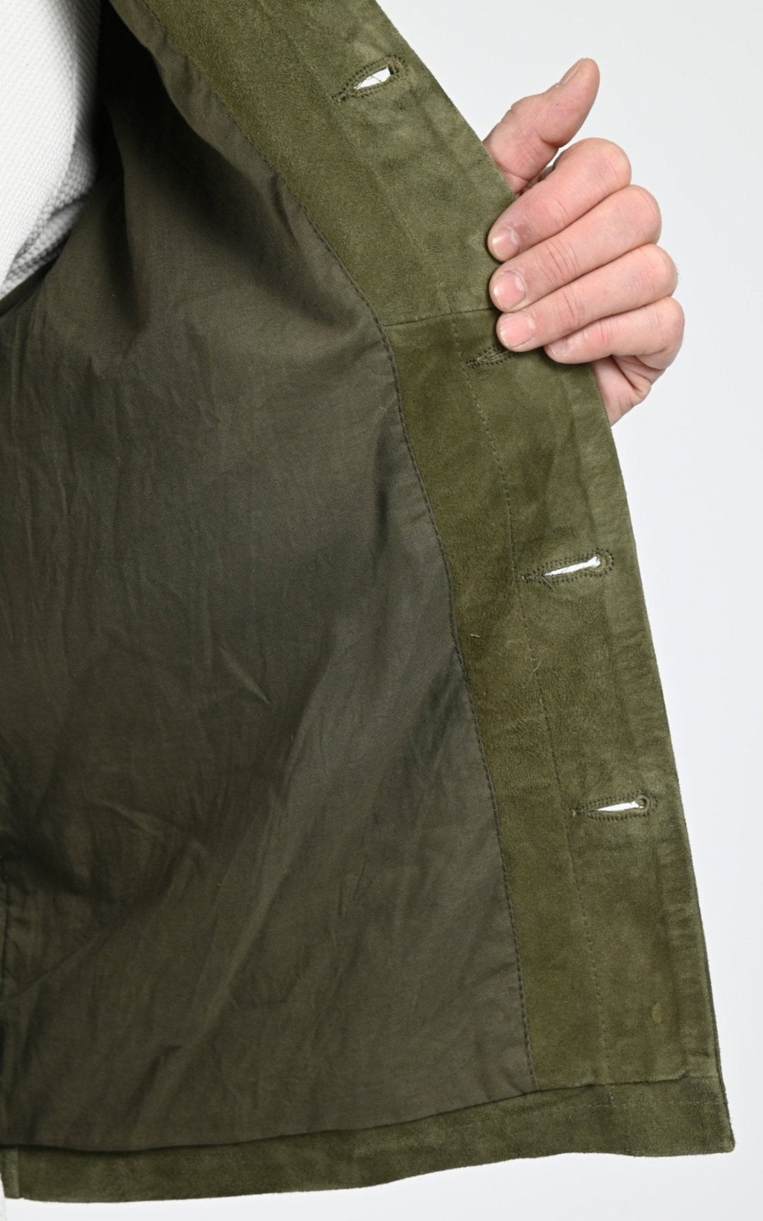 A "LCBRONXS" Kaki Schott Veste Homme details photo
