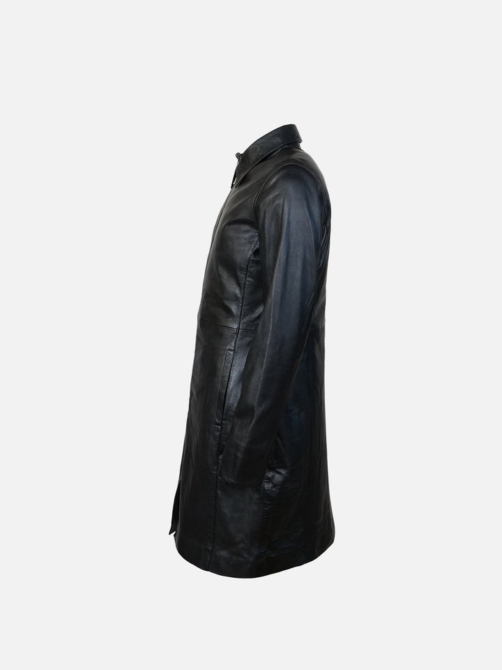 Aricia, 90 cm.  - Lamb Malli -nahkatakki - Naiset - Musta