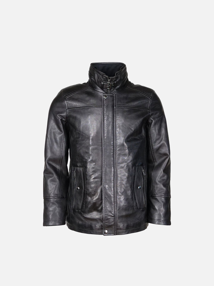 Edouardo, 70 cm. - Lamb Thick Dace Leather - Man - Mørkebrun