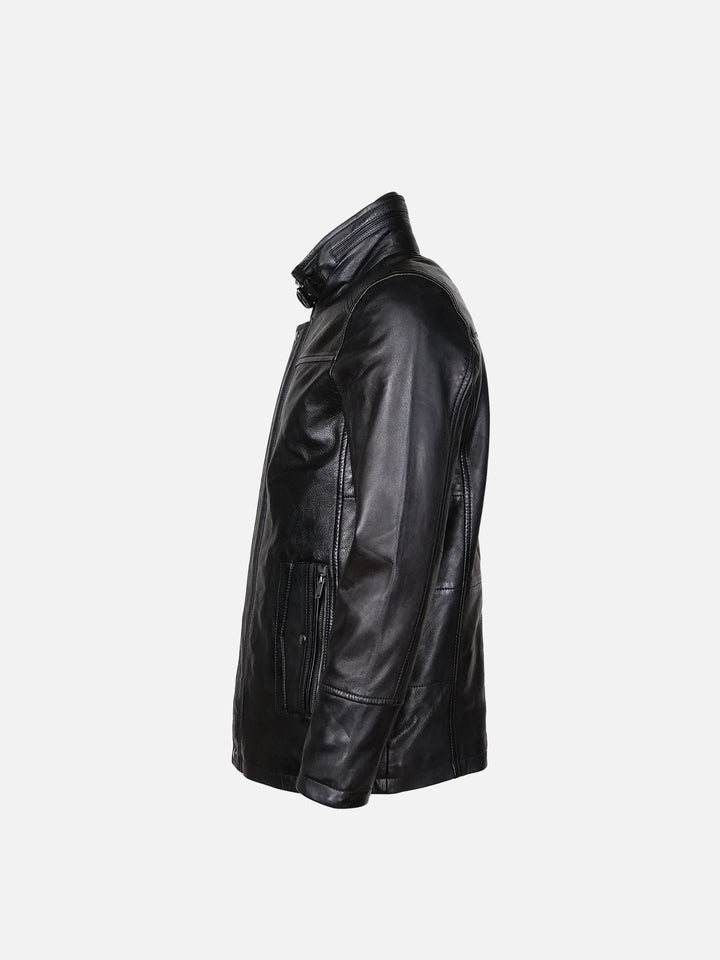Edouardo, 70 cm. - Lamb Thick Dace Leather - Man - Mørkebrun
