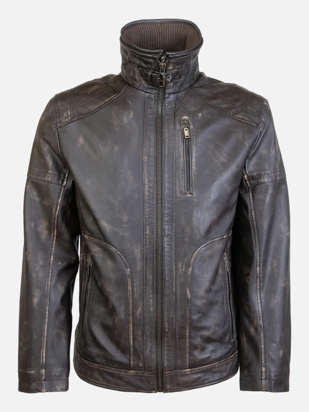 Frantz, 72 cm. - Lamsgewassen leer - Heren - Bruin