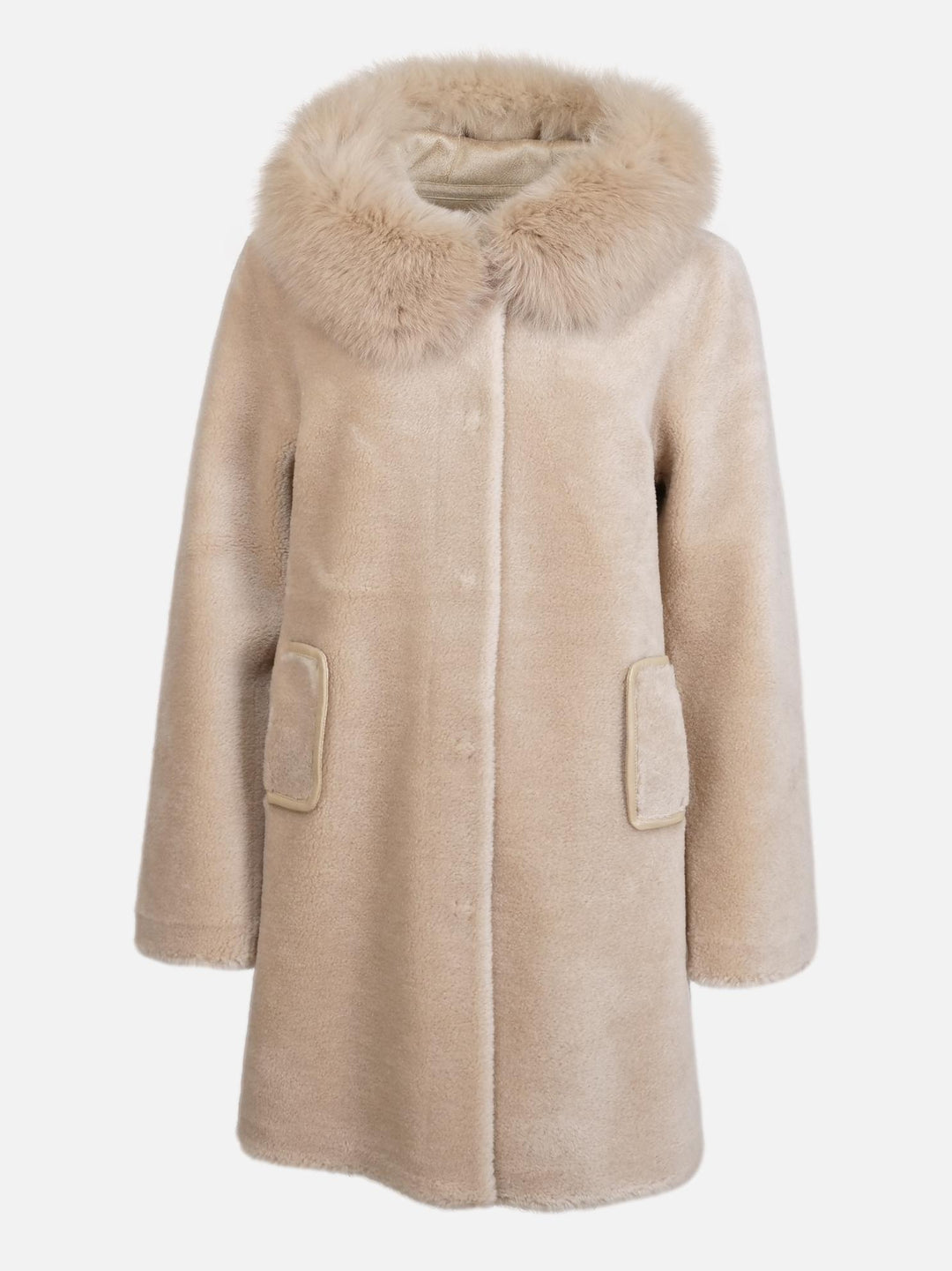 Ganix, 85 cm. - Hætte - Air Wool - Damer - Light Camel