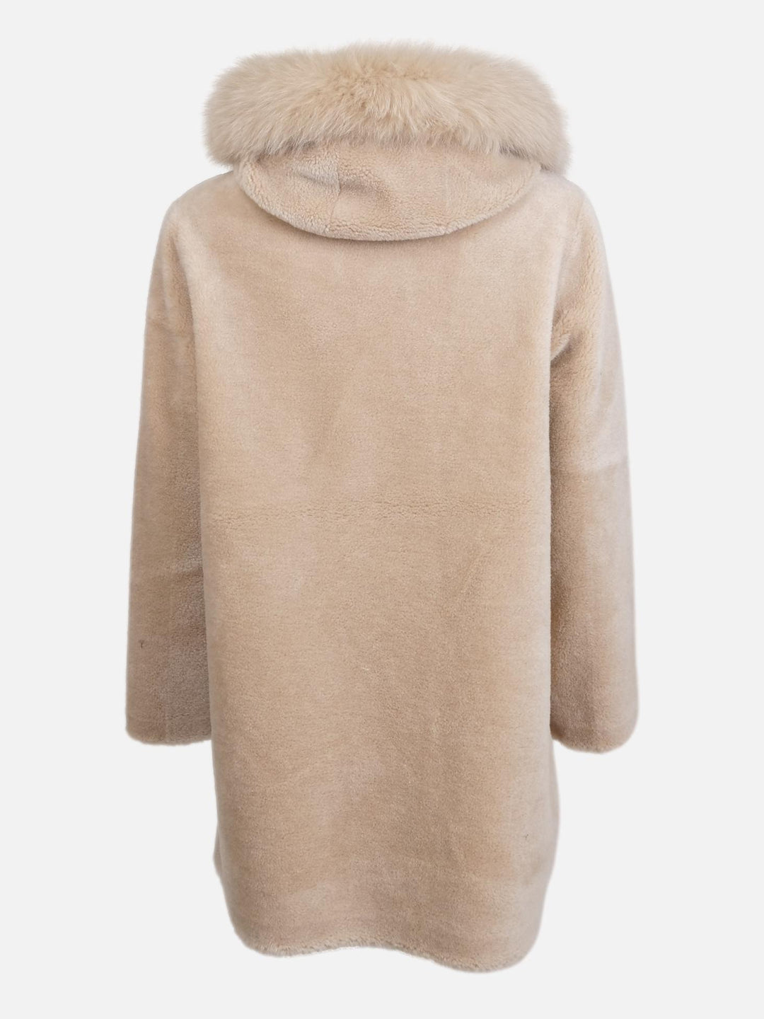 Ganix, 85 cm. - Hætte - Air Wool - Damer - Light Camel