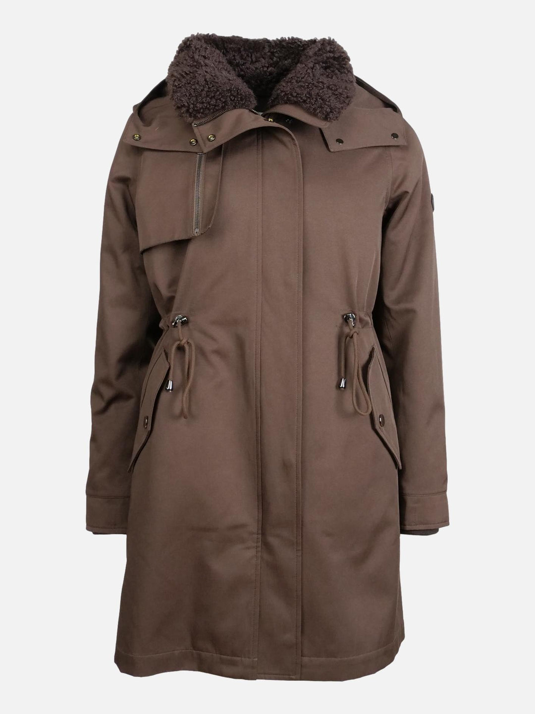 Haagnau, 87 cm. - Textiel jack - Dames - Bruin
