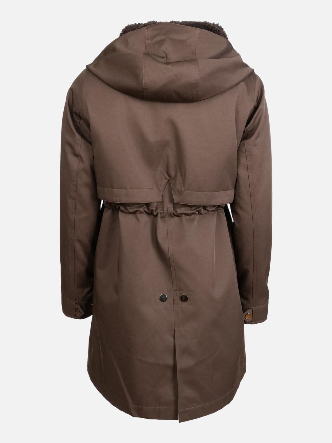Haagnau, 87 cm. - Textiel jack - Dames - Bruin