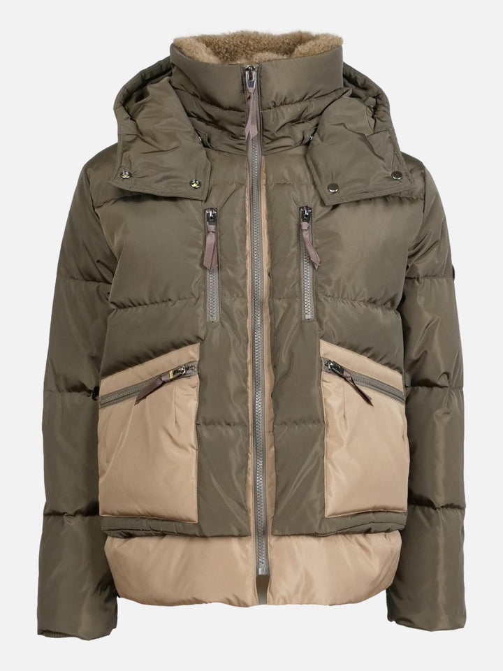 Henriette 61 cm. - Hette - Ekte dunjakke - Dame - Army & Camel
