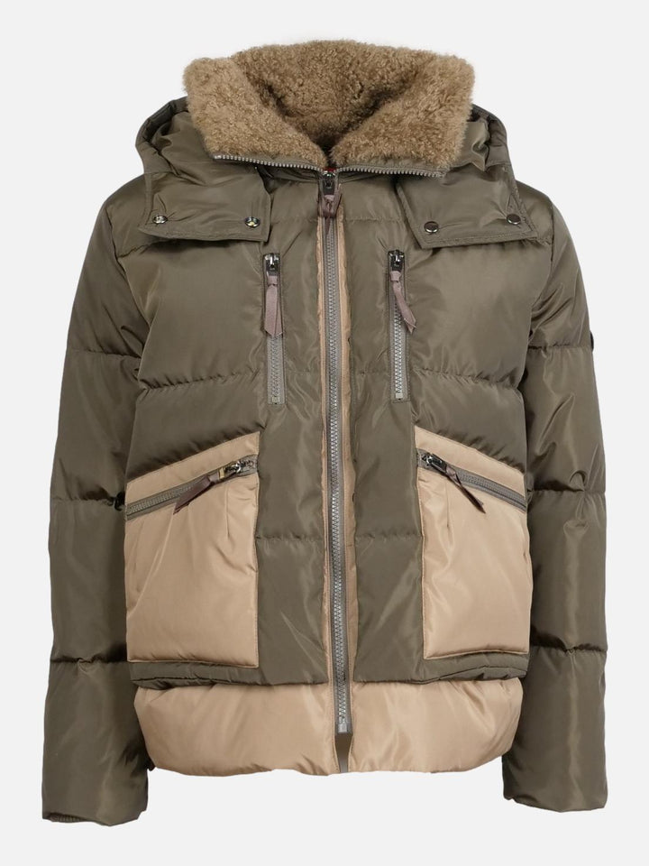 Henriette 61 cm. - Hette - Ekte dunjakke - Dame - Army & Camel