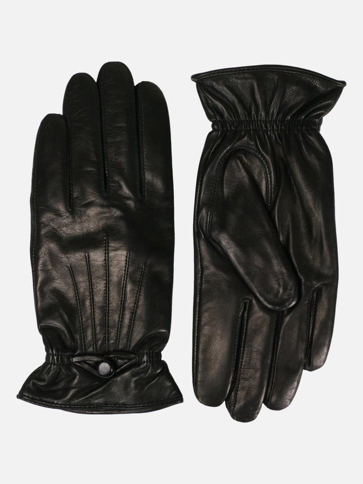 2646 Handschoen - Lam Slink Leer - Accessoires - Zwart