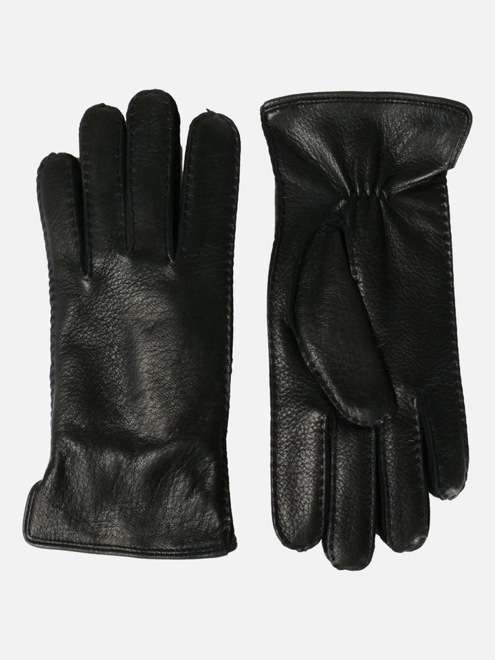 2145 Handsker - Premium Deer læder Handske - Dame - Sort