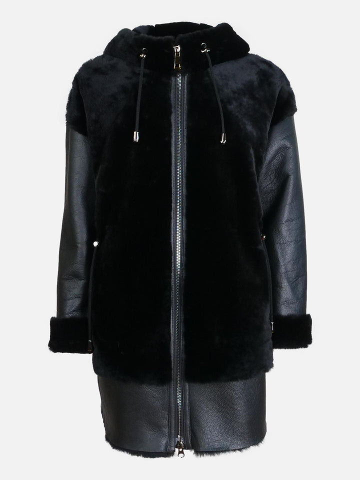 Hazira, 85 cm. - Hette - Nappa Lamb - Dame - Svart