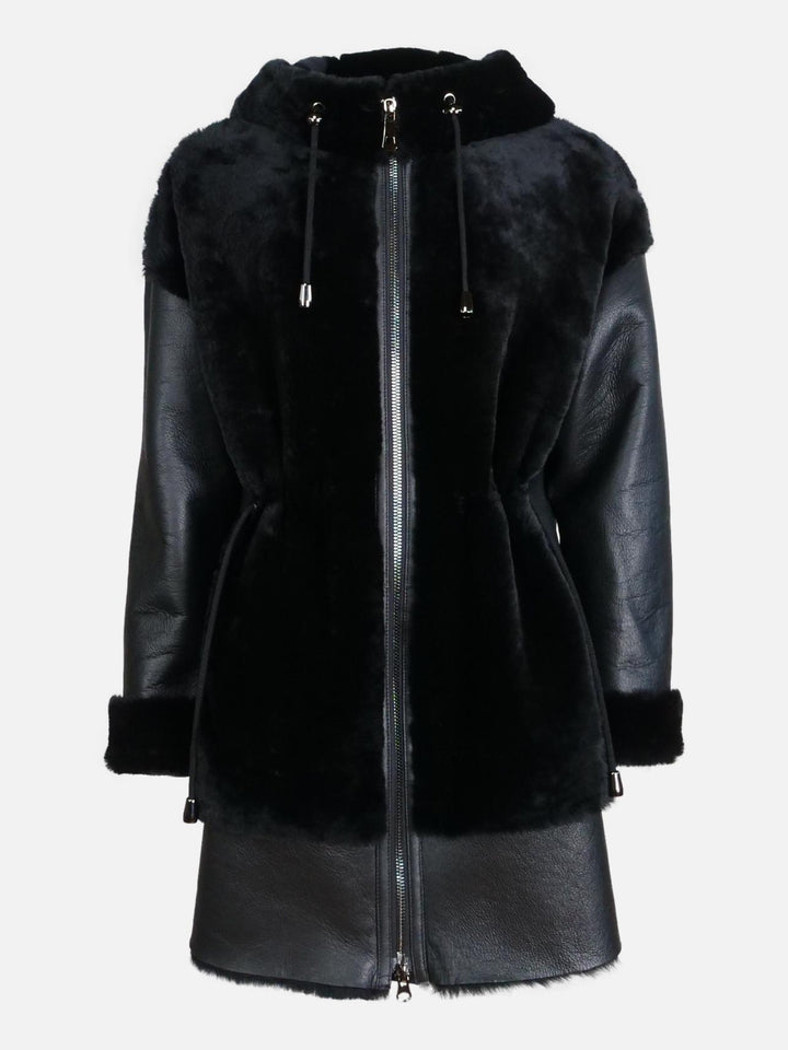 Hazira, 85 cm. - Hette - Nappa Lamb - Dame - Svart