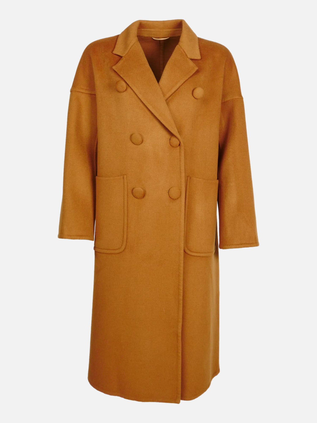 Harlow, 105 cm. - Krave - Uldfrakke - Damer - Cognac