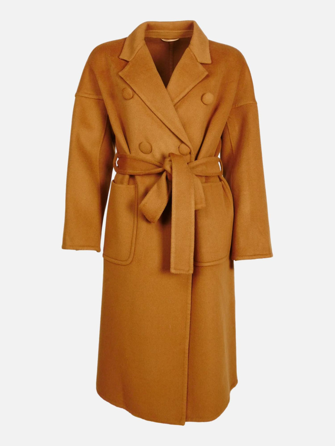 Harlow, 105 cm. - Krave - Uldfrakke - Damer - Cognac
