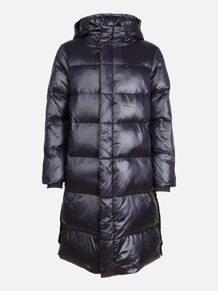 Harriet, 95 cm. - Dunjakke med hette - Dame - Sort