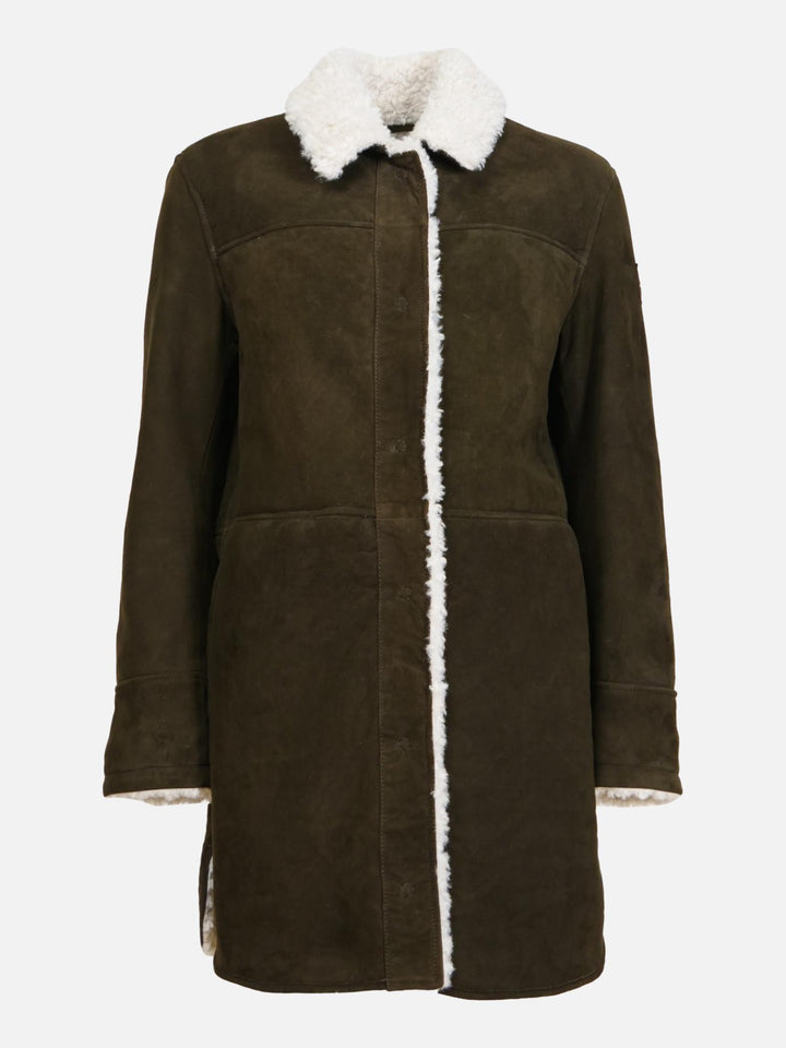 Hadley, 88 cm. - Geitensuède - Dames - Olijf