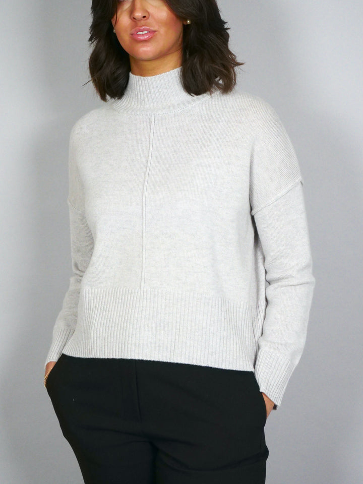 SY-23080 Jersey - 100% Lana - Mujer - Gris Claro