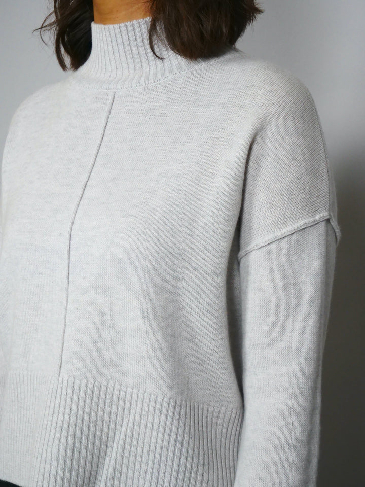 SY-23080 Jersey - 100% Lana - Mujer - Gris Claro