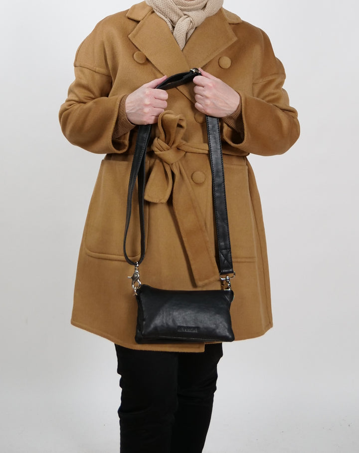 PF-01 Bag Sheep Leather - Accesories Black