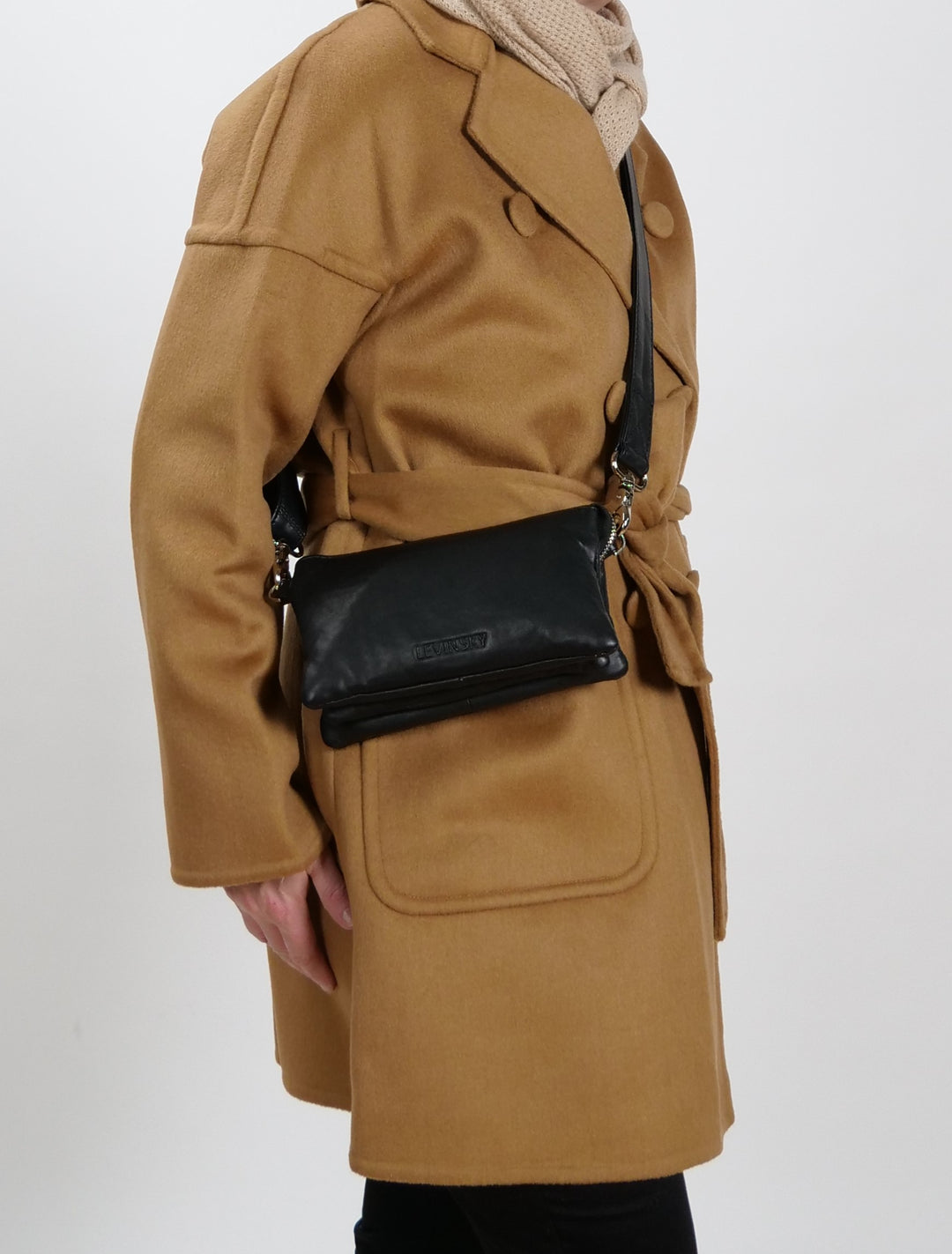 PF-01 Bag Sheep Leather - Accesories Black