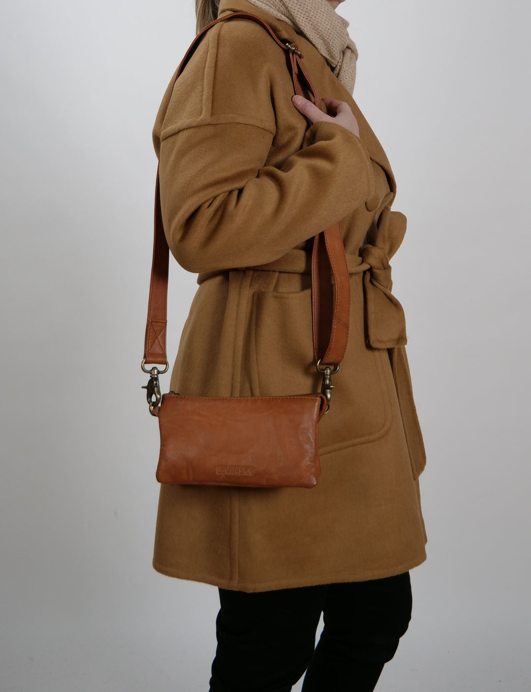 PF-01 Taske - Fårelæder - Tilbehør - Cognac