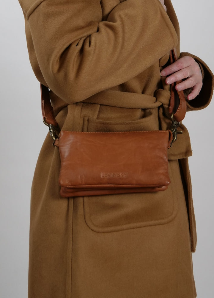 PF-01 Taske - Fårelæder - Tilbehør - Cognac