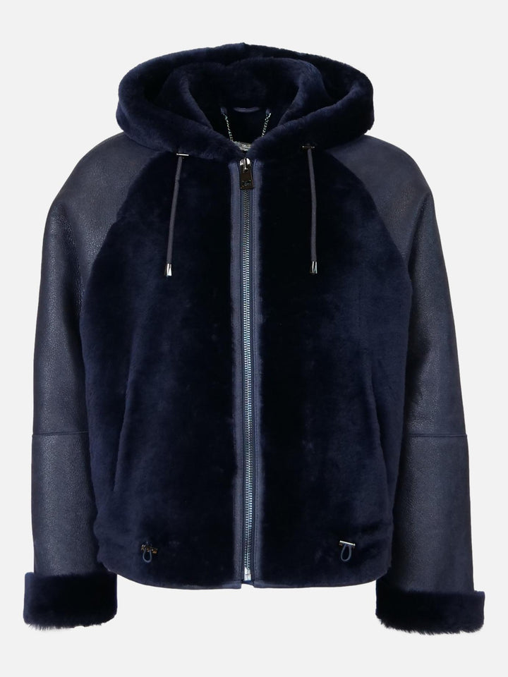 Hosana-B, 61 cm. - Hetta - Nappa Lamb Crack - Konur - Navy