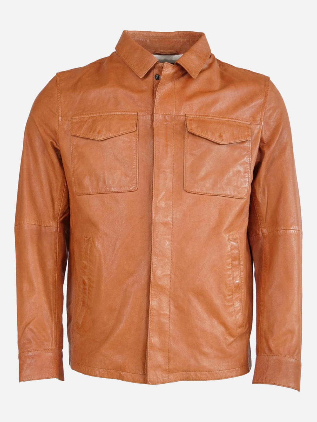 Ian, 70 cm. - Lamsleer - Heren - Cognac
