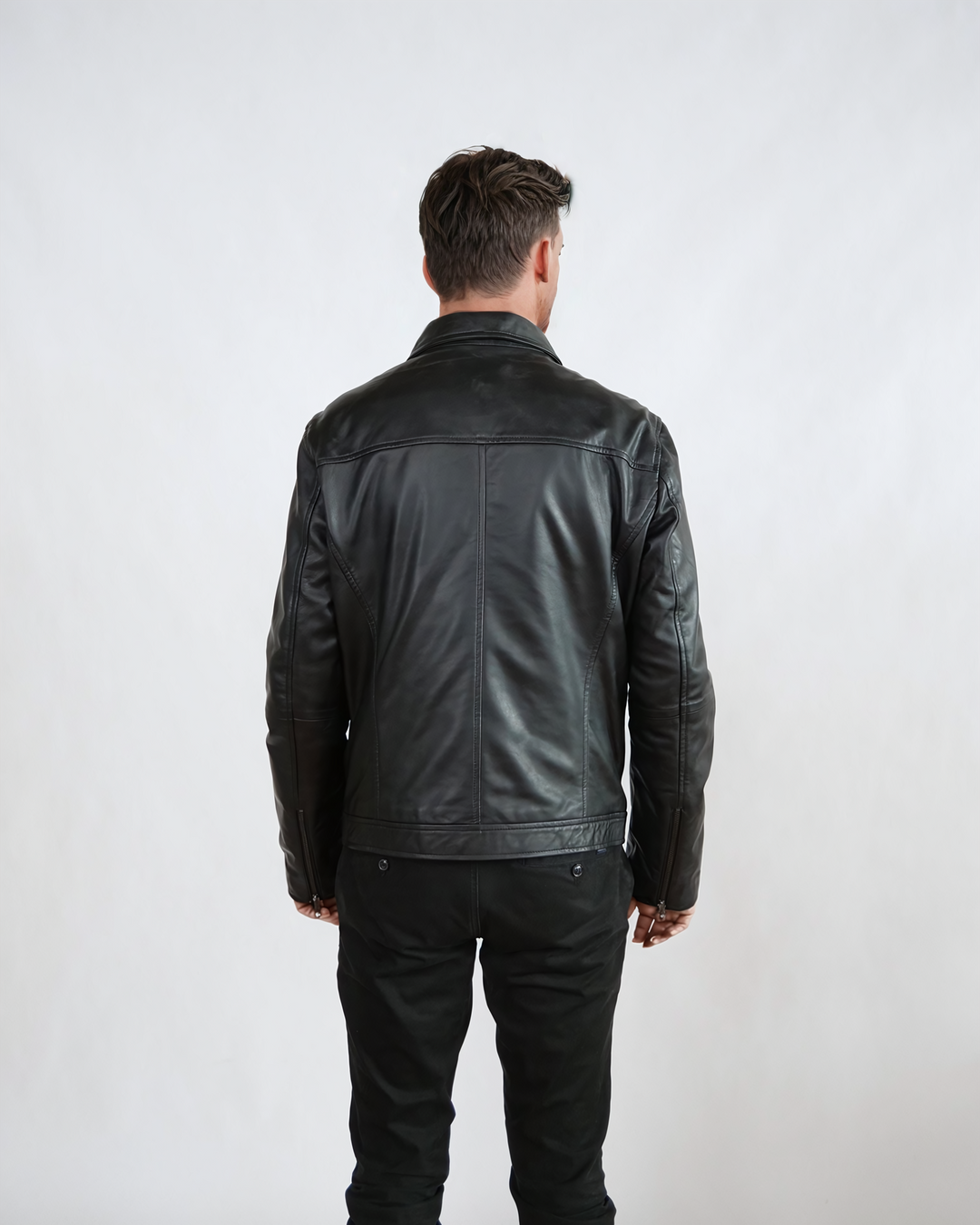 Vanger 64 cm. - Lam - Kvinder - Sort
