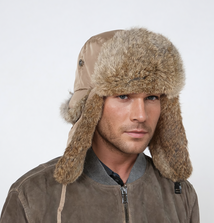 HL20C031 Trapper Hat - Tekstiili - Asusteet - Beige