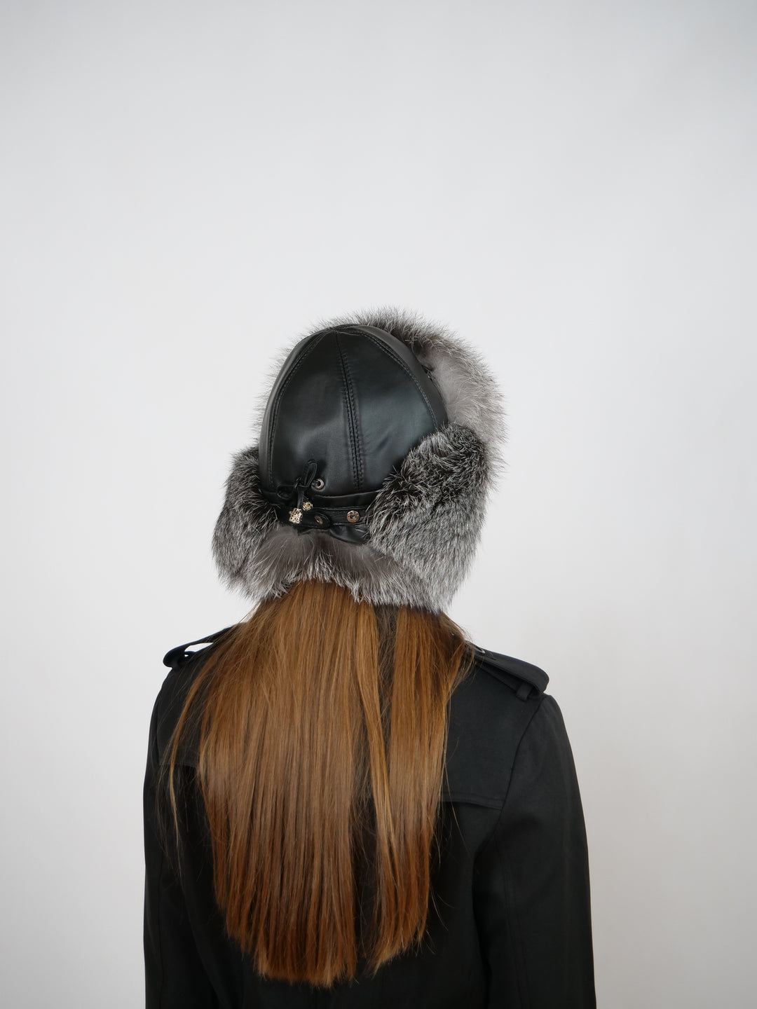 202 Fox Trapper Hat - Fox - Tillbehör - Svart